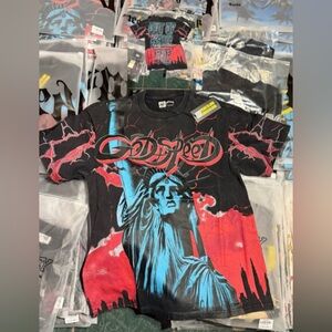 Godspeed Men's Graphic Tee - Black and Red